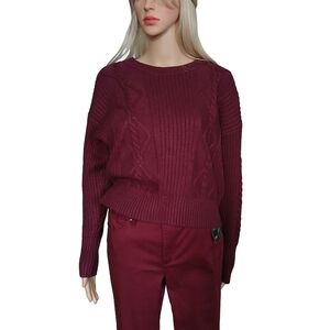 DKNY Women's Sweater - Deep Burgundy